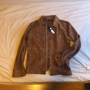 J Lindenberg real Suede leather jacket